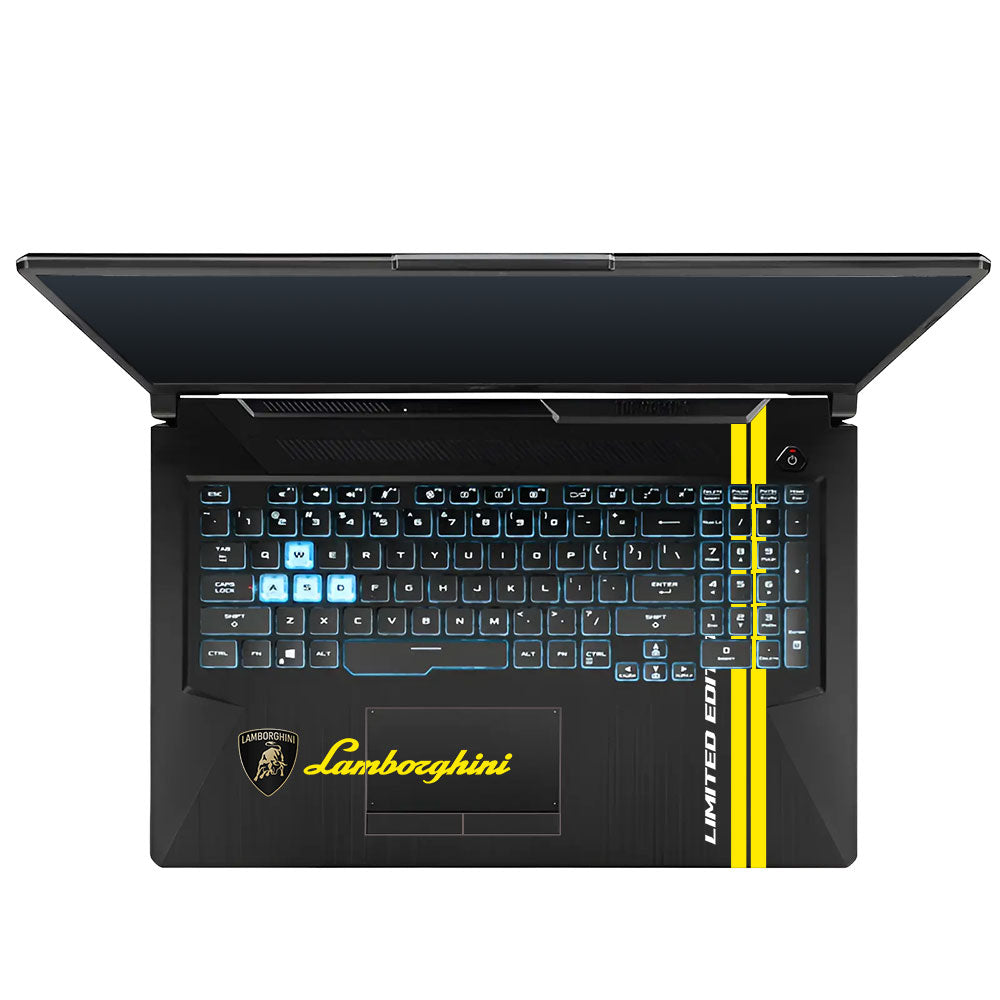 Transparent Lamborghini Limited Edition Asus TUF Gaming F17 FX706 Laptop Skin
