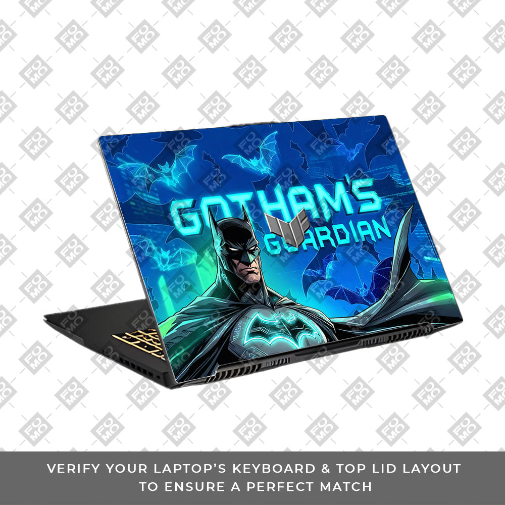 Gotham's Guardian Batman Asus TUF Gaming F17 FX707Z 3D Laptop Skin