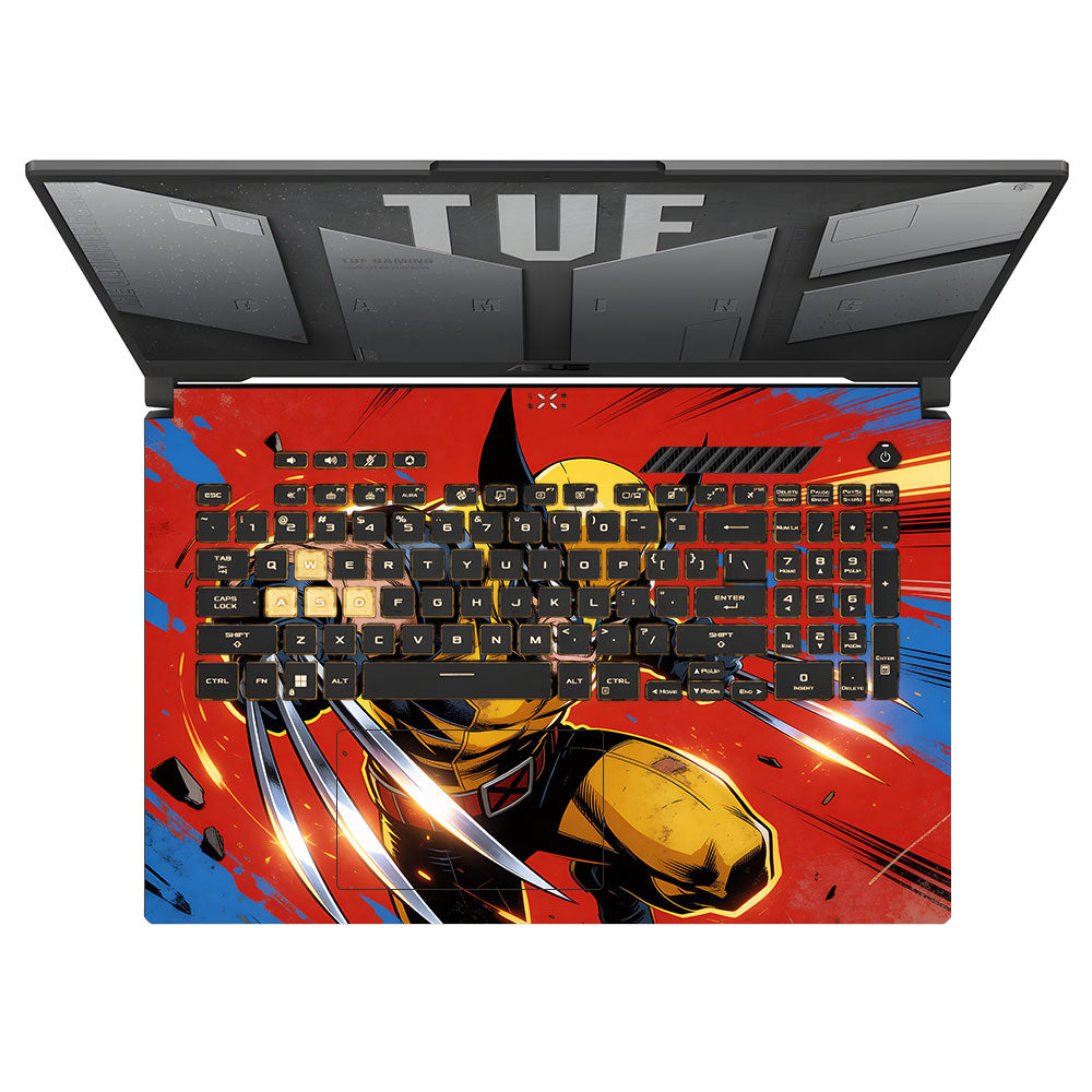 Adamantium Rage Asus TUF Gaming F17 FX707Z 3D Laptop Skin