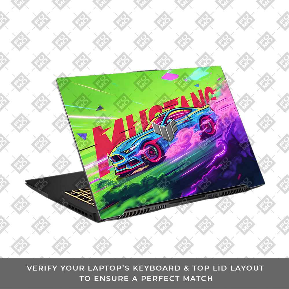 Ford Mustang Legacy Asus TUF Gaming F17 FX707Z 3D Laptop Skin