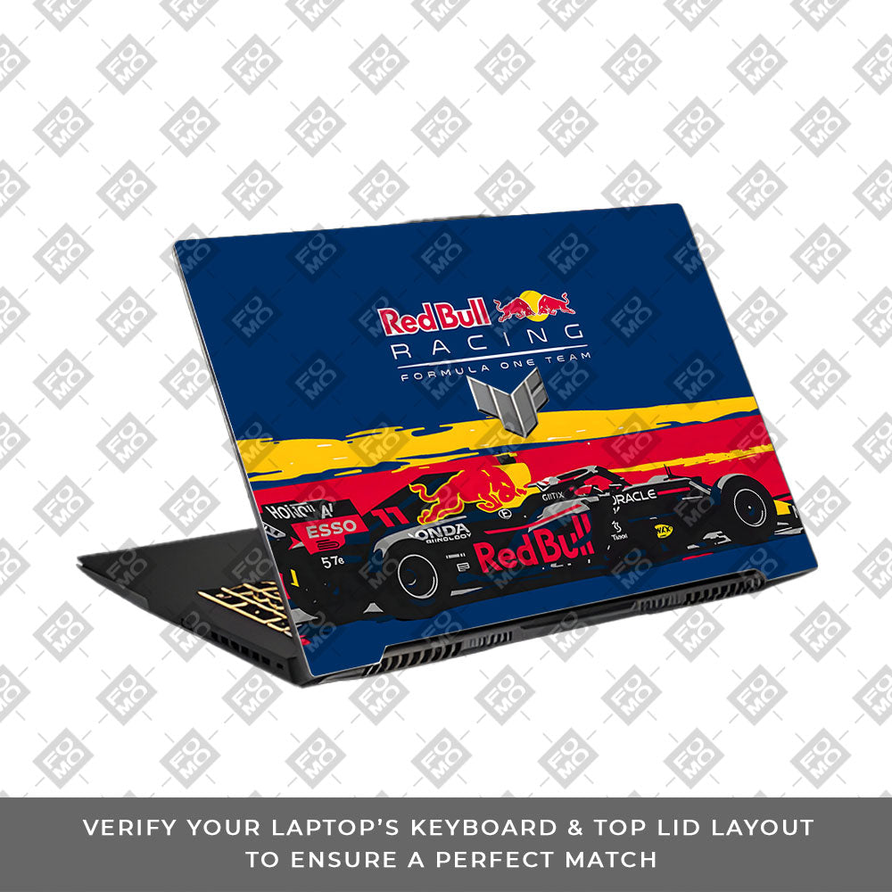 Red Bull Racing Formula One Team Asus TUF Gaming F17 FX707Z 3D Laptop Skin