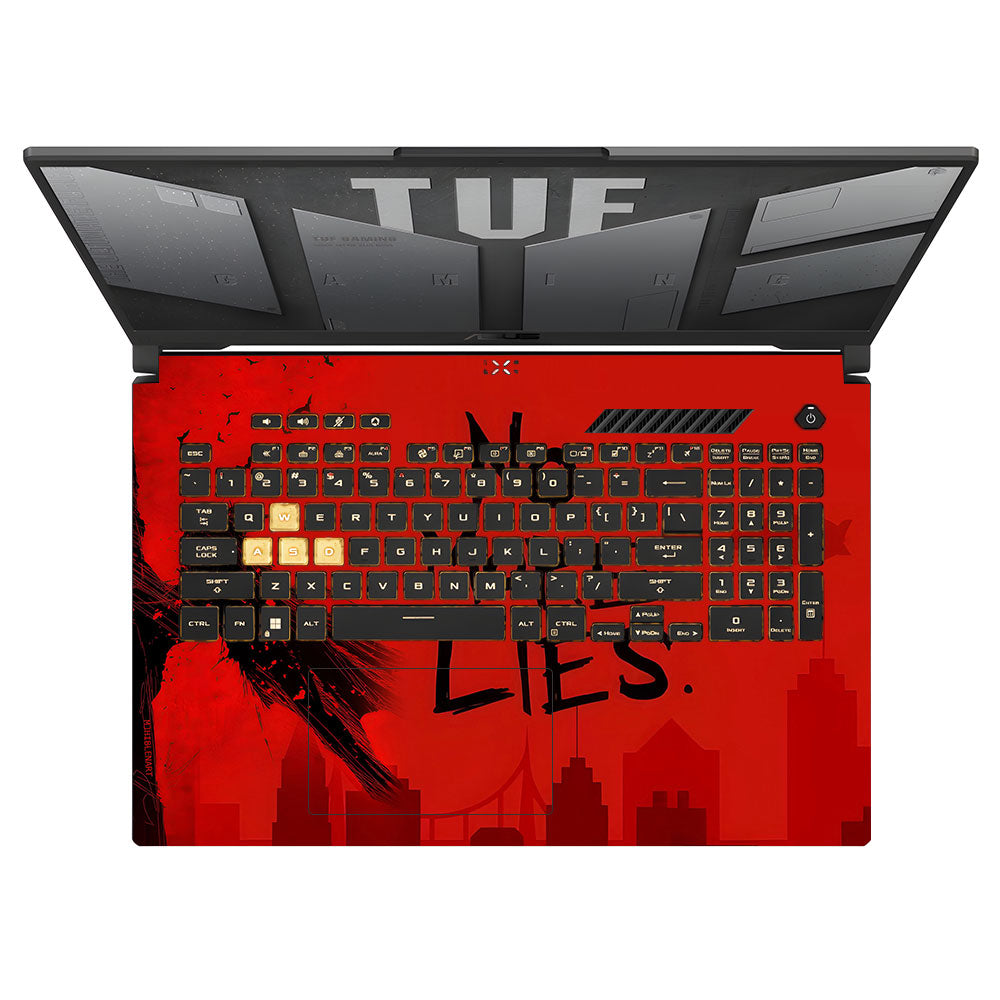 Batman No More Lies Asus TUF Gaming F17 FX707Z 3D Laptop Skin