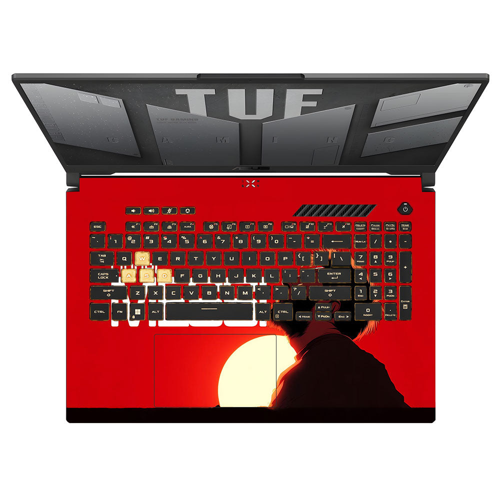 Messi Sunset Icon Asus TUF Gaming F17 FX707Z 3D Laptop Skin