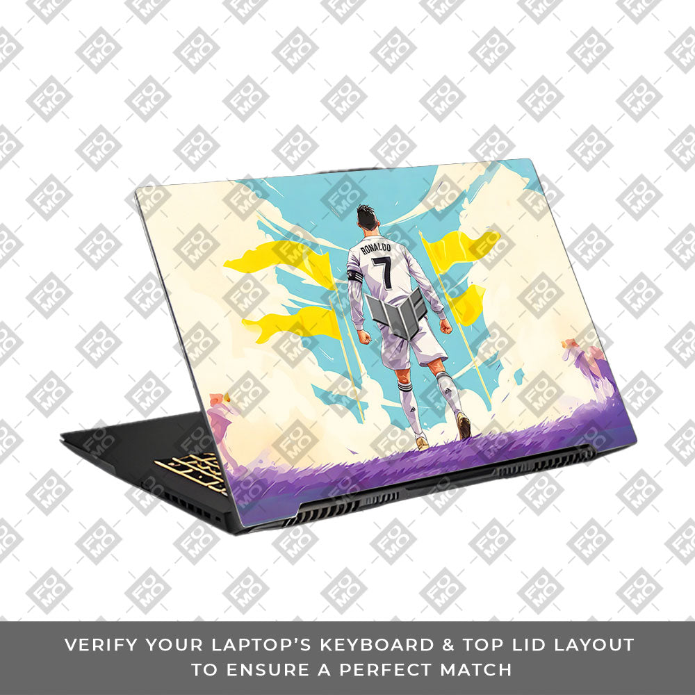 Ronaldo Final Boss Asus TUF Gaming F17 FX707Z 3D Laptop Skin