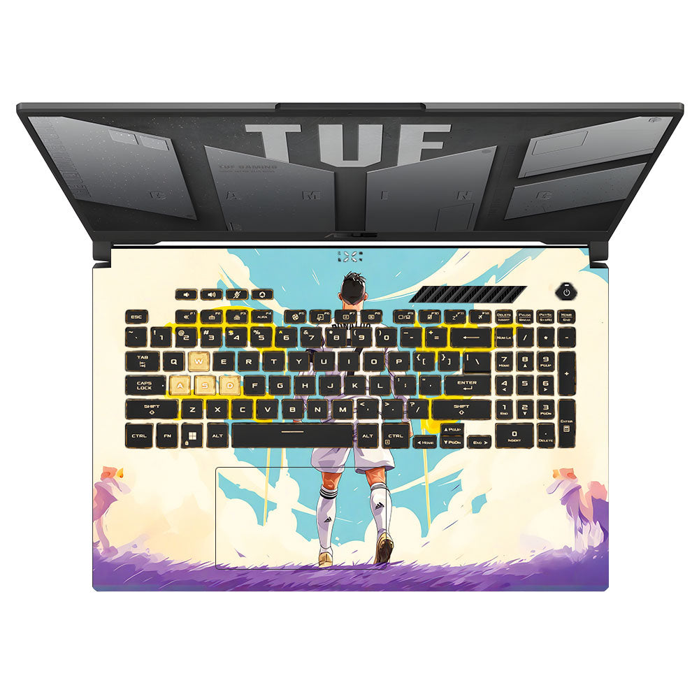 Ronaldo Final Boss Asus TUF Gaming F17 FX707Z 3D Laptop Skin