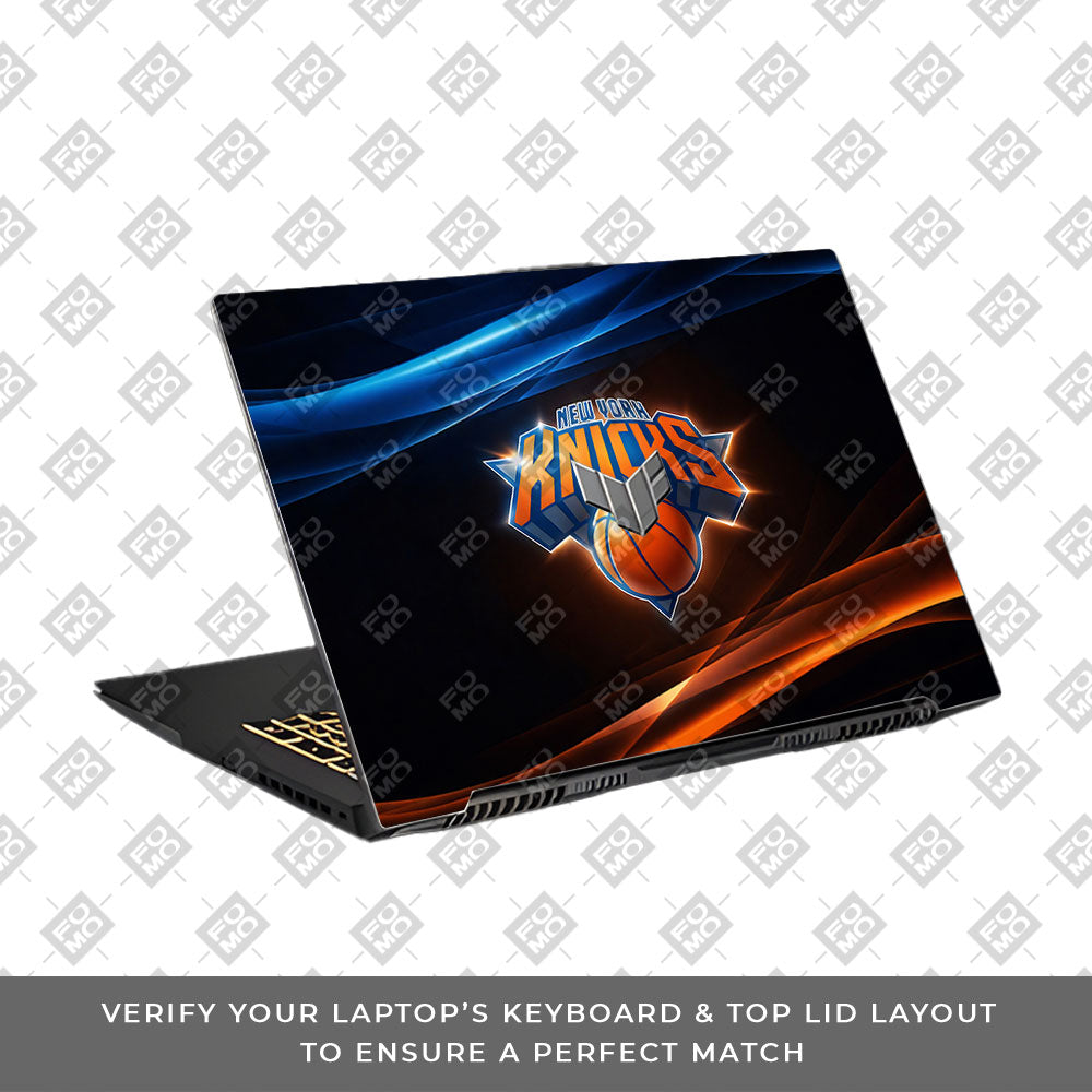 Knicks Glow Asus TUF Gaming F17 FX707Z 3D Laptop Skin