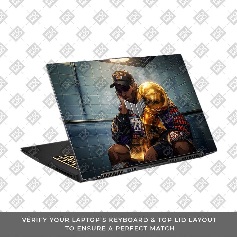 Kobe Trophy Asus TUF Gaming F17 FX707Z 3D Laptop Skin