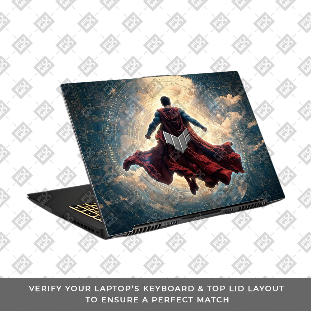 Superman Ascends Asus TUF Gaming F17 FX707Z Laptop Skin