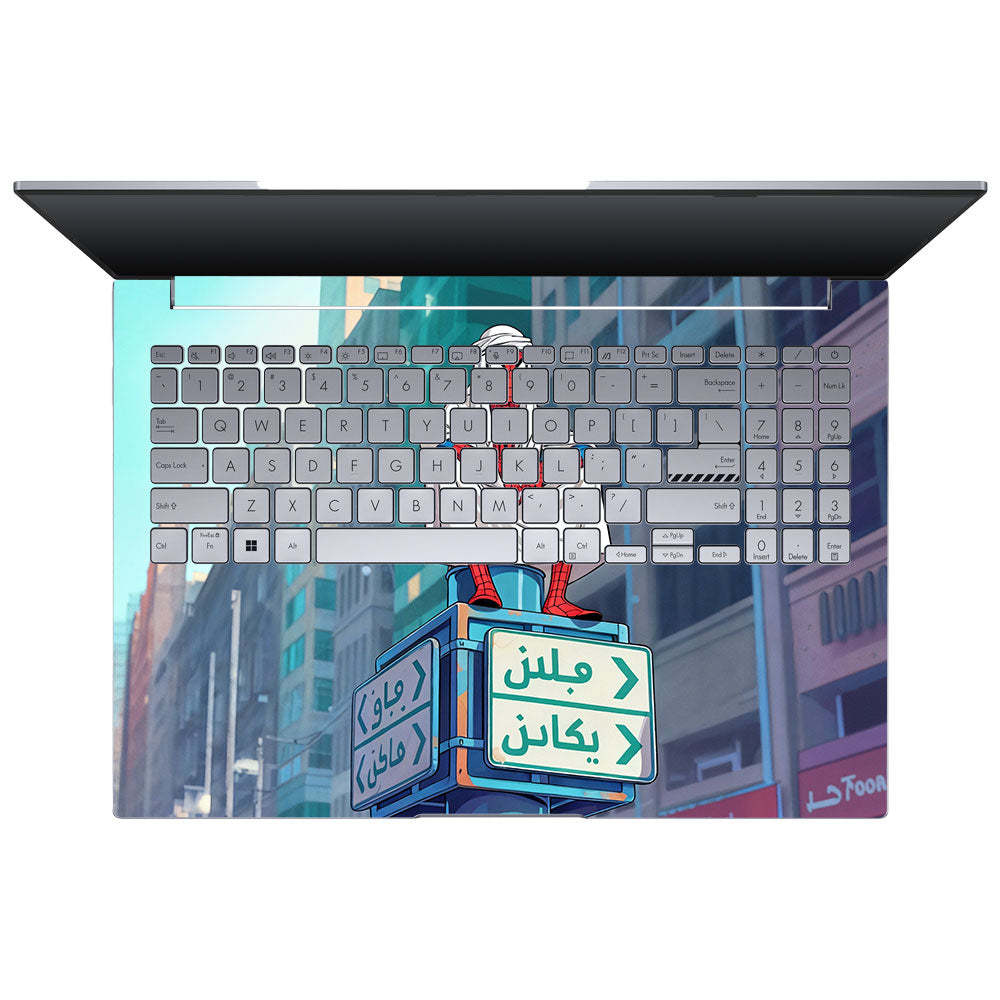 Arabian Spider Man Asus Vivobook 16X K3605 3D Laptop Skin