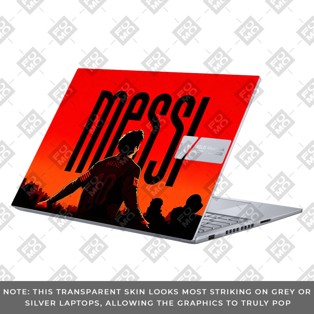 Messi Red Aura Asus Vivobook 16X K3605 3D Laptop Skin