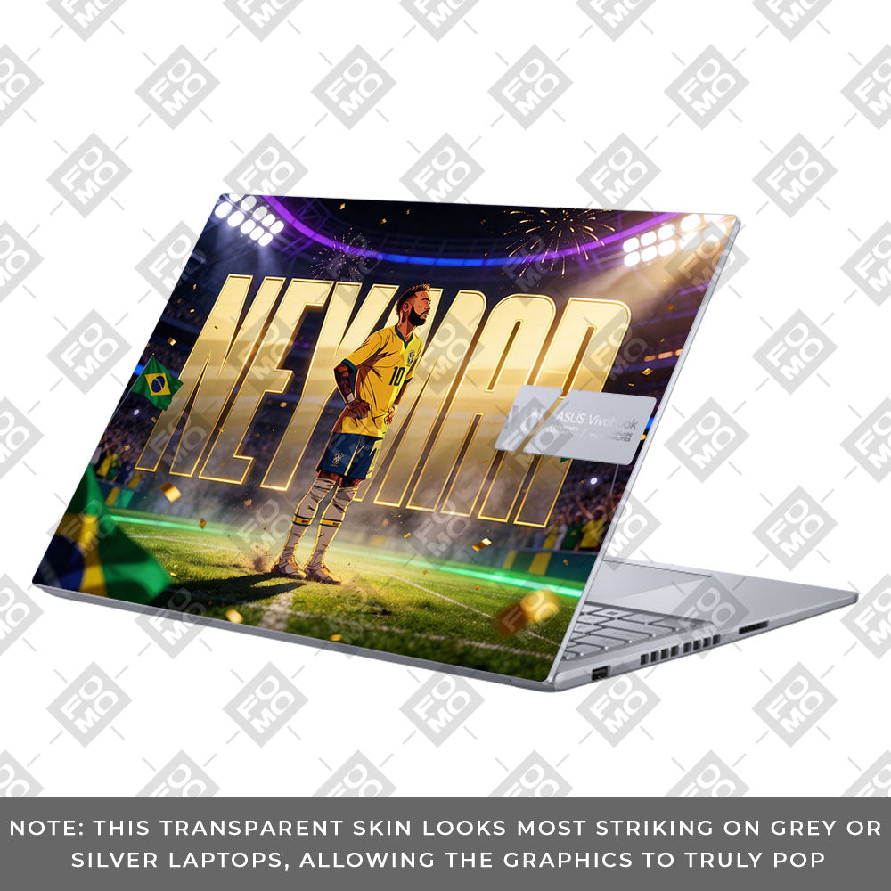 Neymar Golden Aura Asus Vivobook 16X K3605 3D Laptop Skin