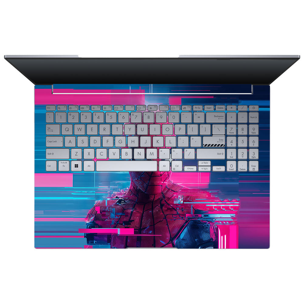 Glitch Spider Asus VivoBook 16X K3605 3D Laptop Skin