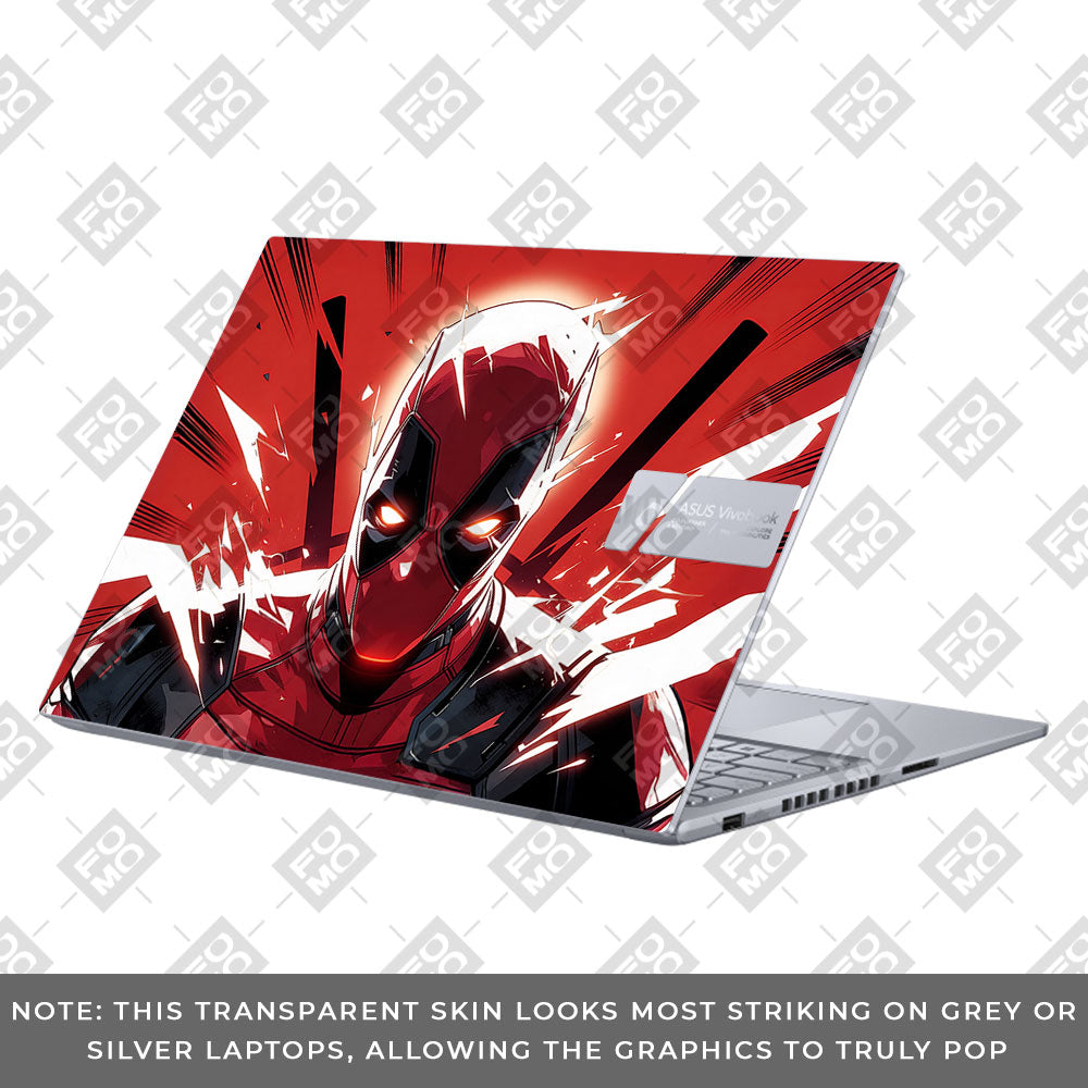 Deadpool Red Fury Asus VivoBook 16X K3605 3D Laptop Skin