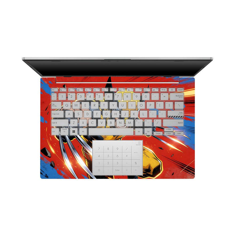 Adamantium Rage Asus Vivobook Go 14 E1404 3D Laptop Skin