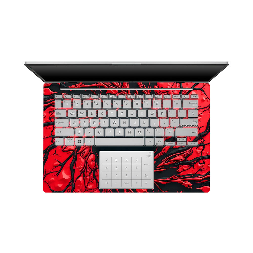 Spiderman Web Red Asus Vivobook Go 14 E1404 3D Laptop Skin