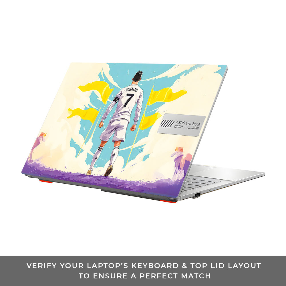 Ronaldo Final Boss Asus Vivobook Go 14 E1404 3D Laptop Skin
