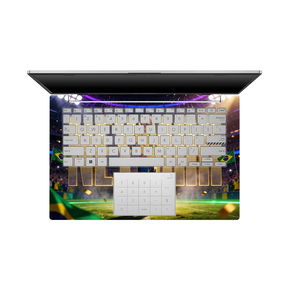 Neymar Golden Aura Asus Vivobook Go 14 E1404 3D Laptop Skin