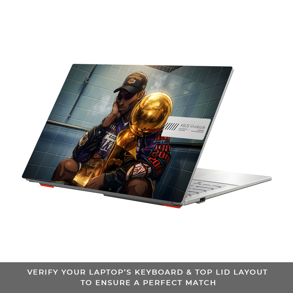 Kobe Trophy Asus Vivobook Go 14 E1404 3D Laptop Skin