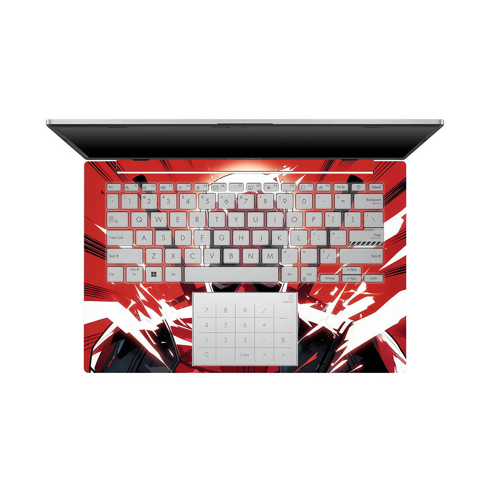 Deadpool Red Fury Asus Vivobook Go 14 E1404 3D Laptop Skin