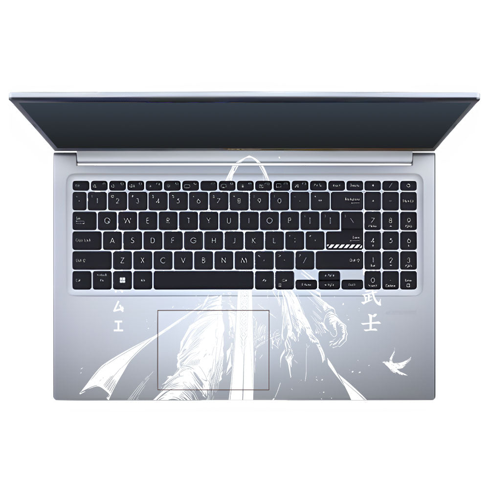 Transparent Ghost Samurai Asus VivoBook 15 X1502VA Laptop Skin