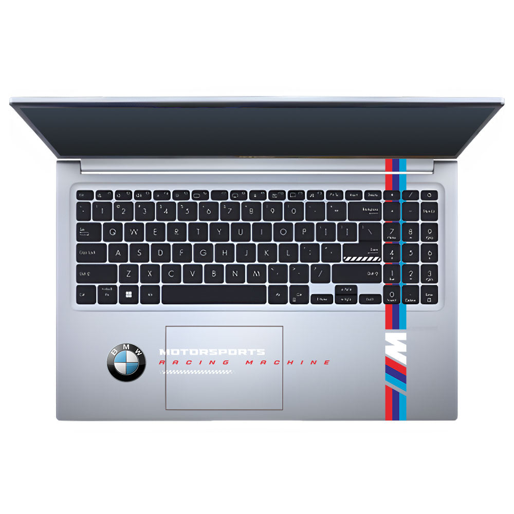 Transparent BMW Racing Graphic Asus VivoBook 15 X1502VA Laptop Skin