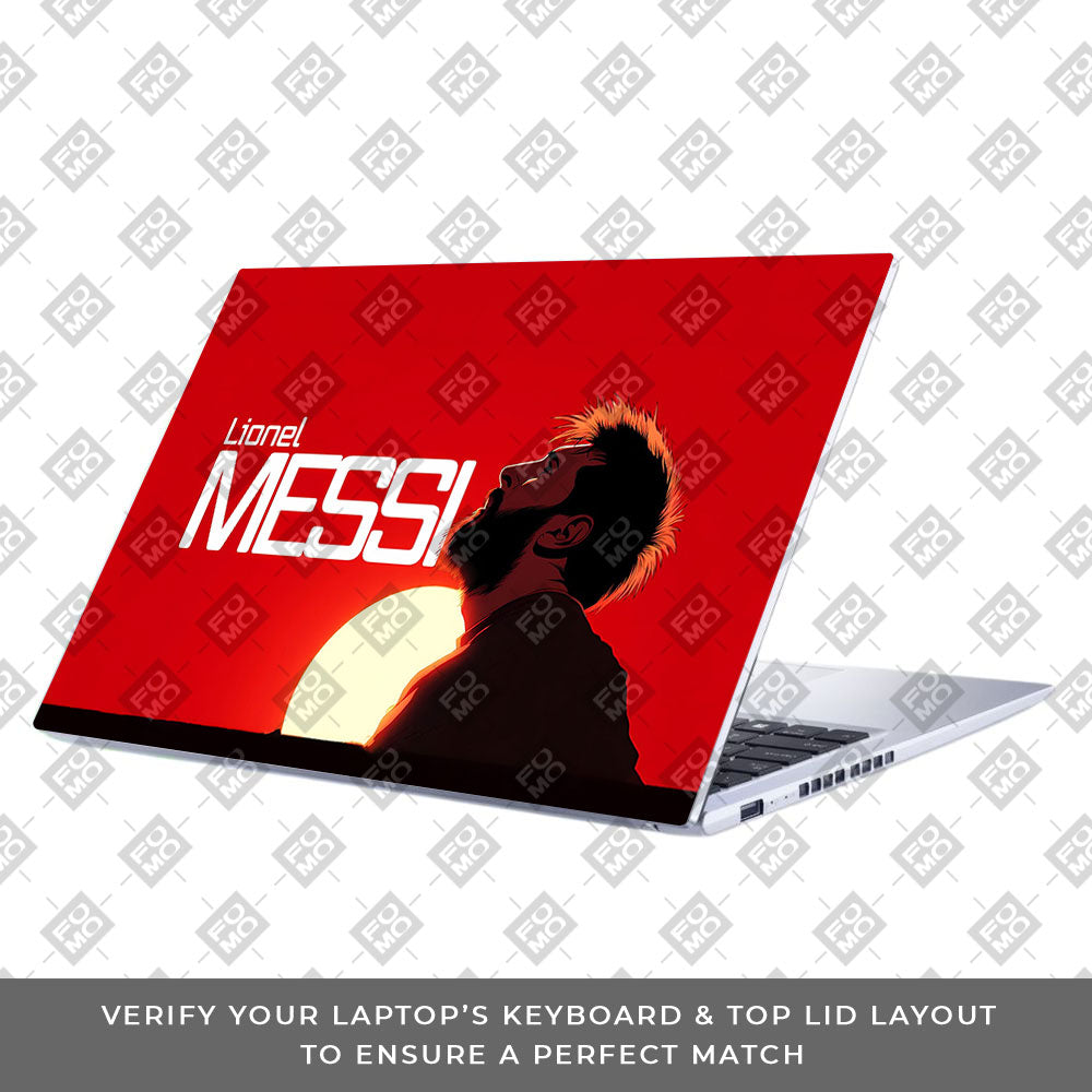 Messi Sunset Icon Asus Vivobook 15 X1502ZA 3D Laptop Skin