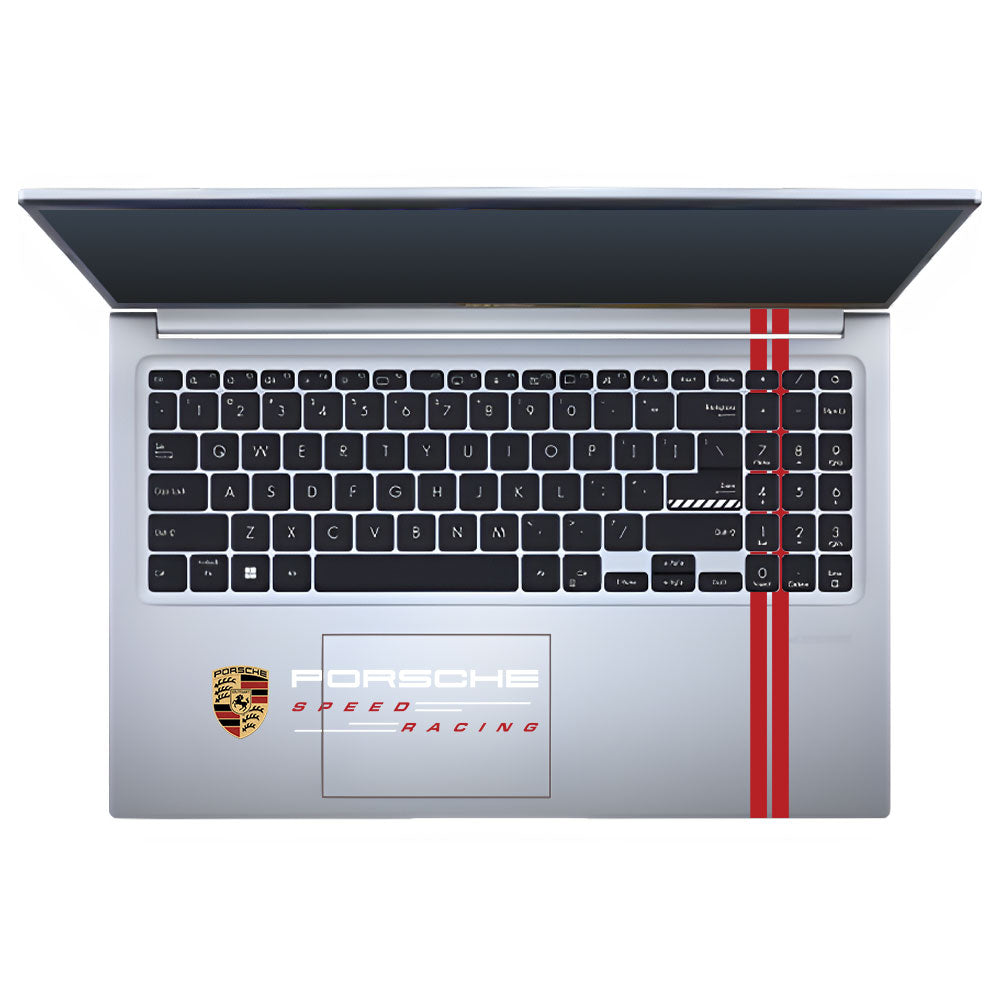 Transparent Porsche Motorsport Graphic Asus Vivobook 15 X1502ZA Laptop Skin