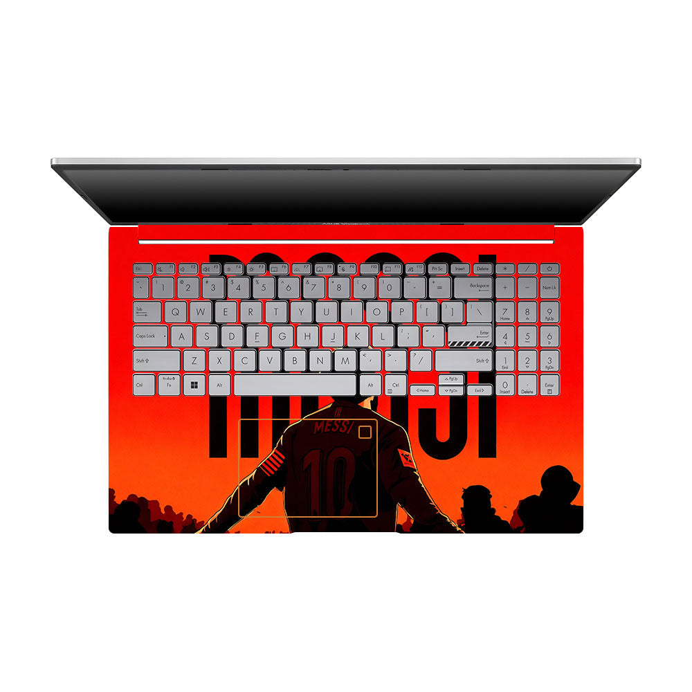 Messi Red Aura Asus VivoBook 15 X1504VA 3D Laptop Skin