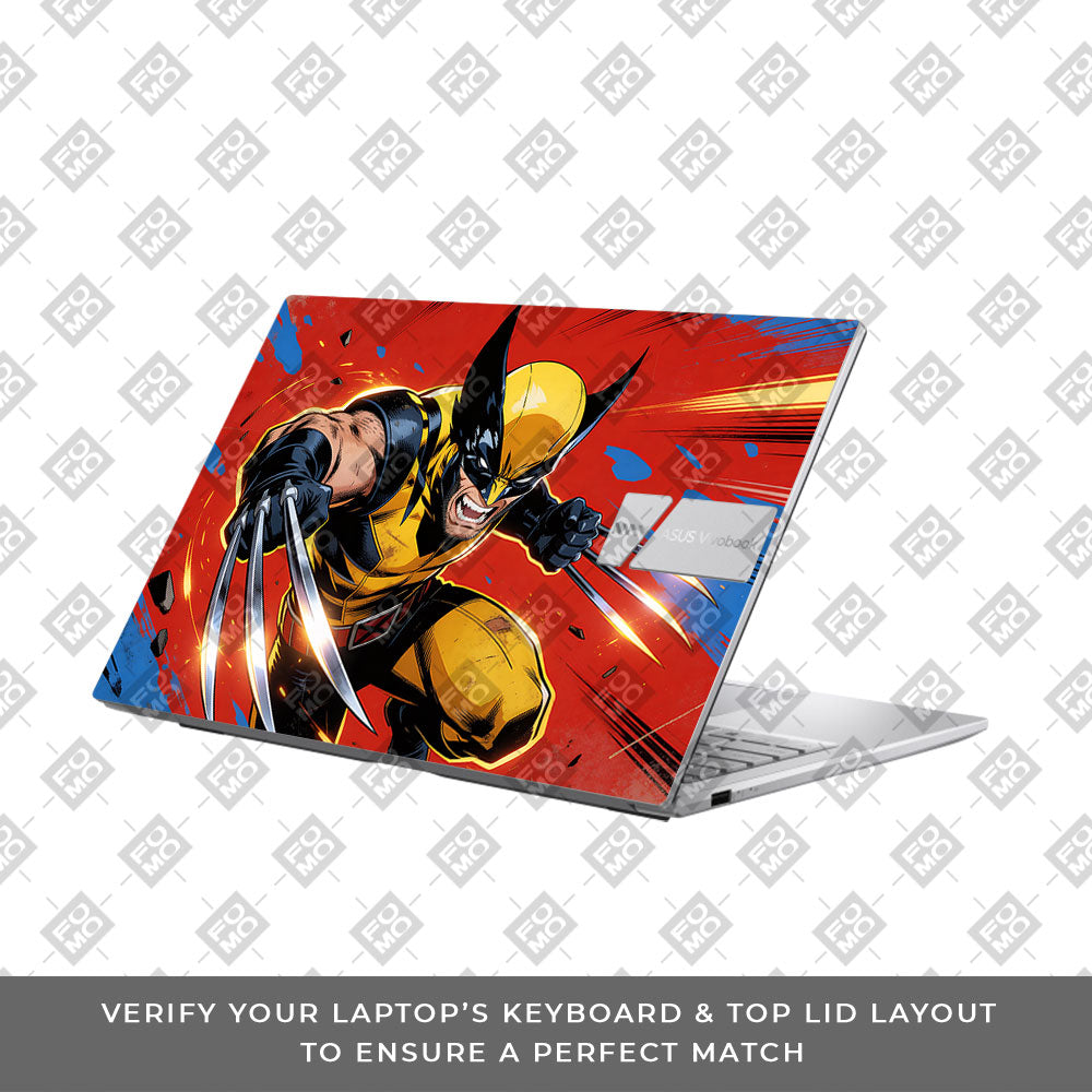 Adamantium Rage Asus Vivobook 15 X1504ZA 3D Laptop Skin
