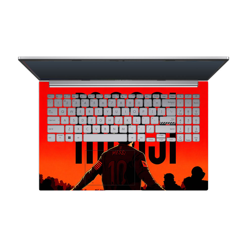 Messi Red Aura Asus Vivobook 15 X1504ZA 3D Laptop Skin
