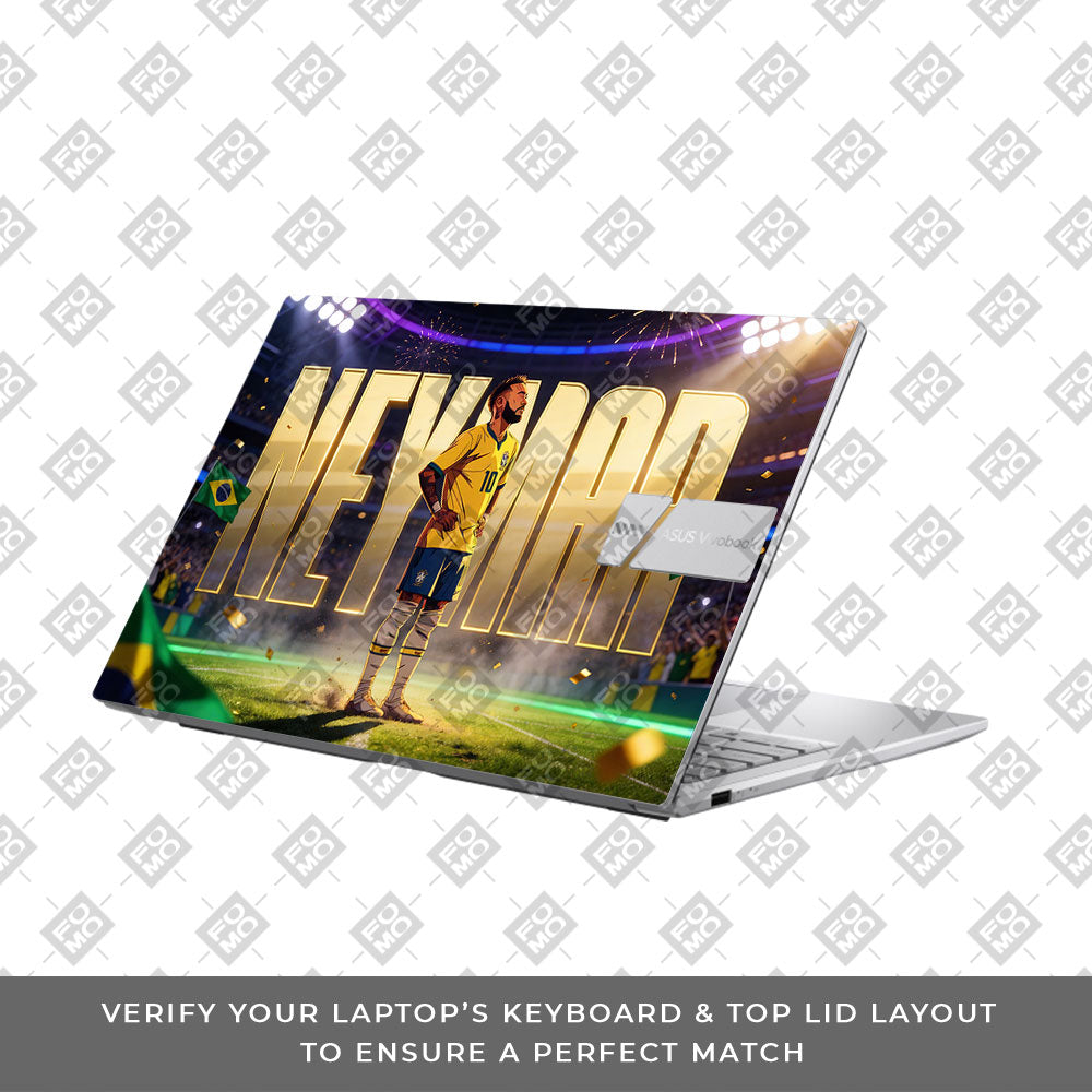 Neymar Golden Aura Asus Vivobook 15 X1504ZA 3D Laptop Skin