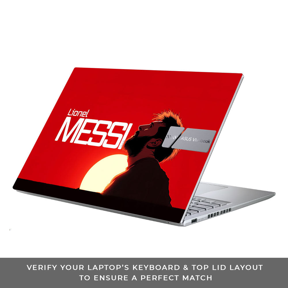 Messi Sunset Icon Asus Vivobook 16 X1605V 3D Laptop Skin