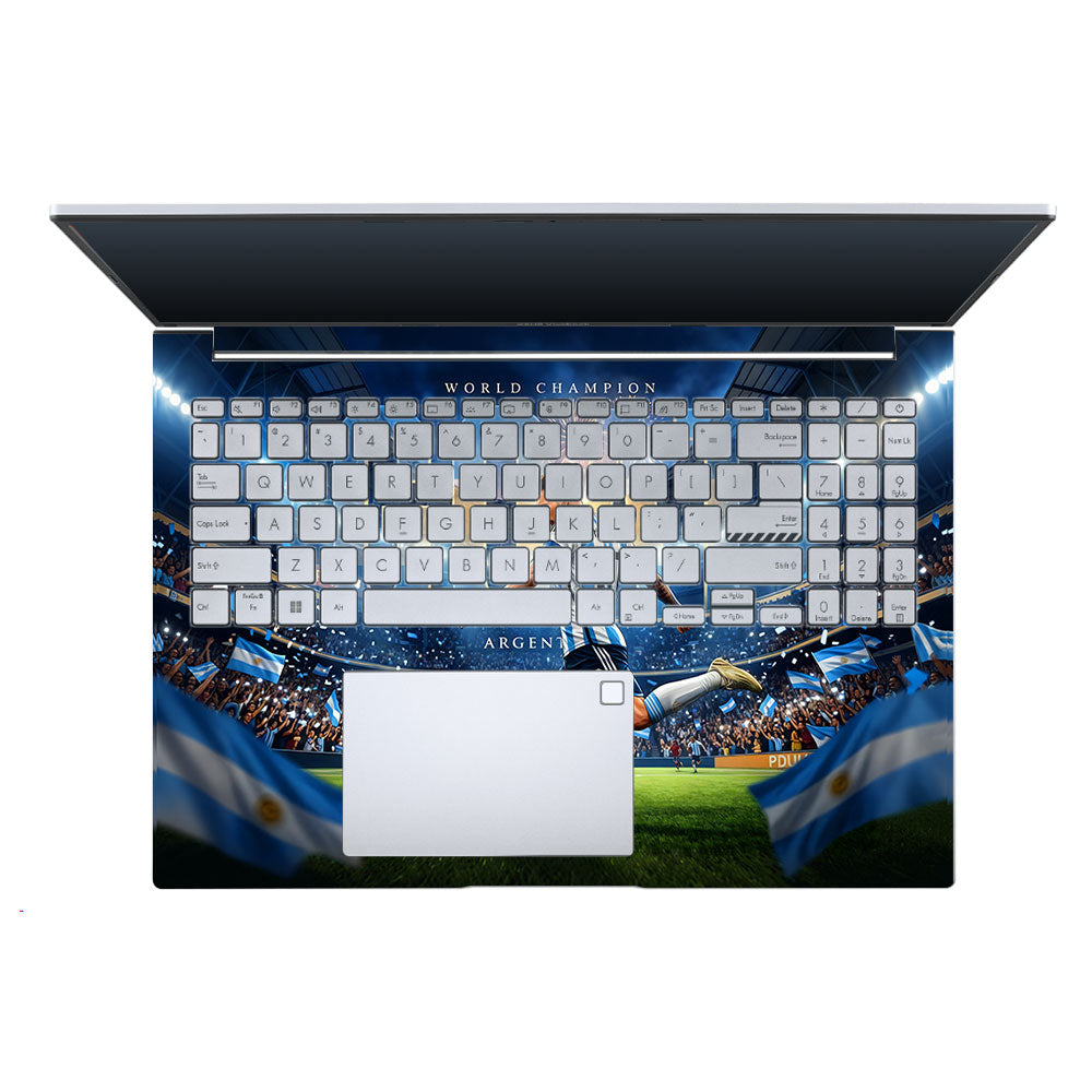 Messi World Champ Energy Asus Vivobook 16 X1605V 3D Laptop Skin