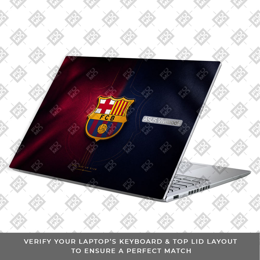 Catalan Pride Barcelona Legacy Asus Vivobook 16X M1603QA 3D Laptop Skin
