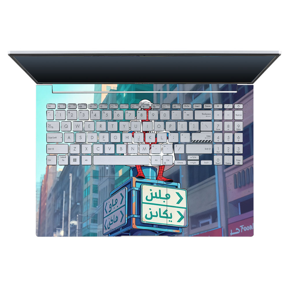 Arabian Spider Man Asus Vivobook 16X M1603QA 3D Laptop Skin