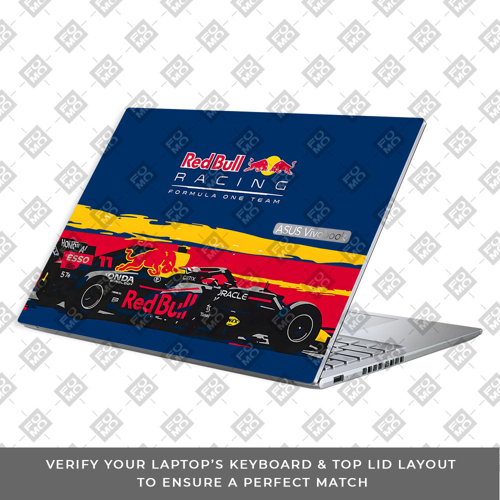 Red Bull Racing Formula One Team Asus Vivobook 16X M1603QA 3D Laptop Skin