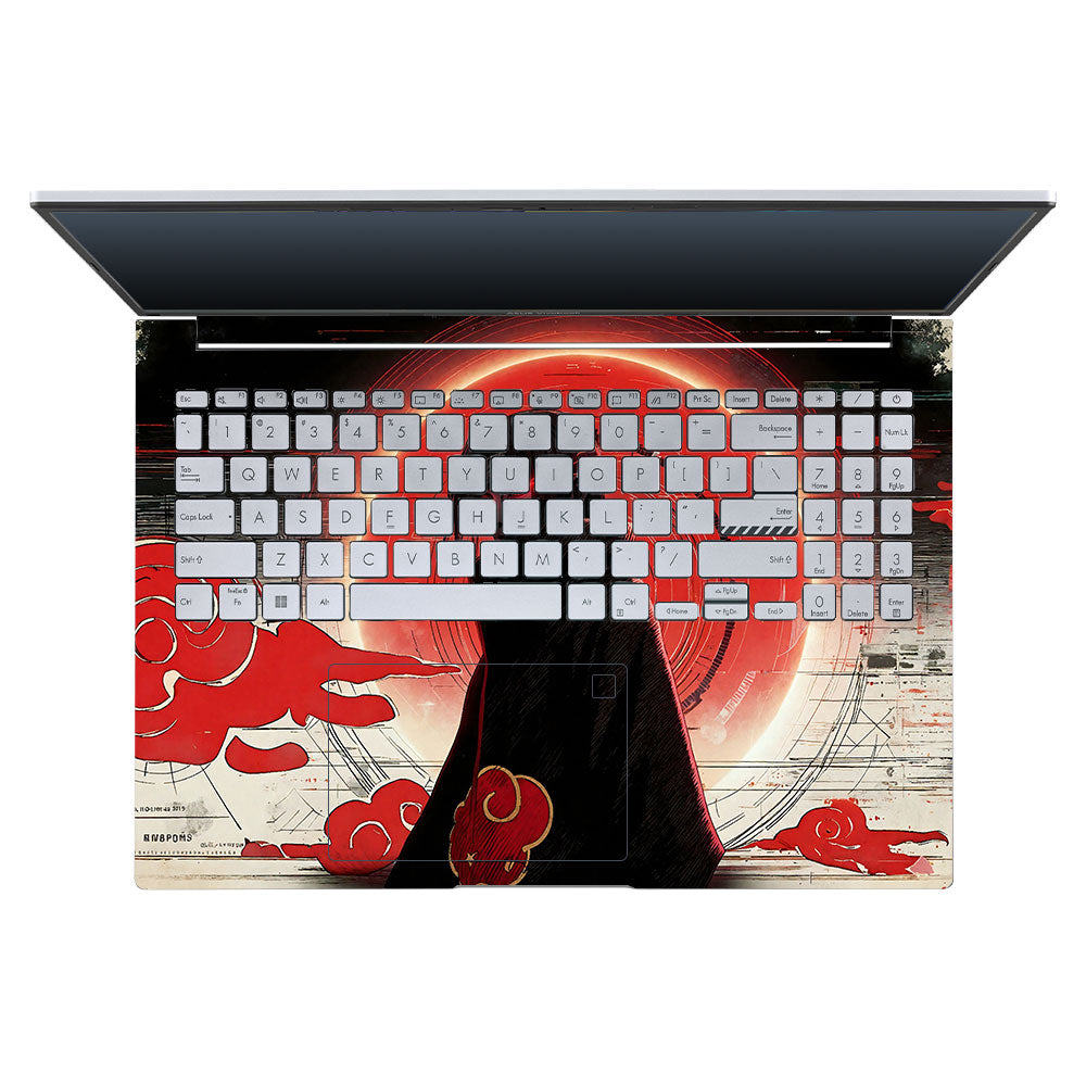 Itachi Uchiha Mark of the Akatsuki Asus Vivobook 16X M1603QA 3D Laptop Skin