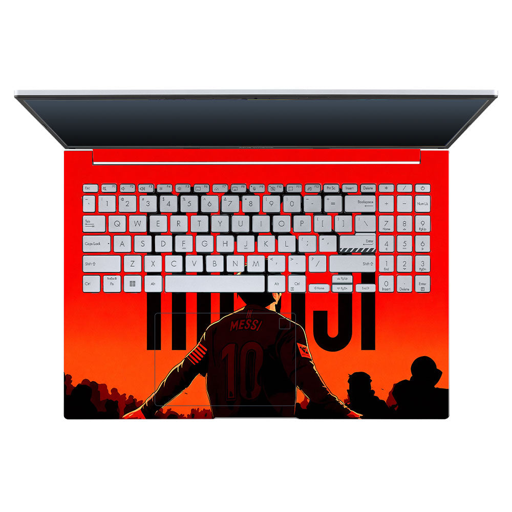 Messi Red Aura Asus Vivobook 16X M1603QA 3D Laptop Skin