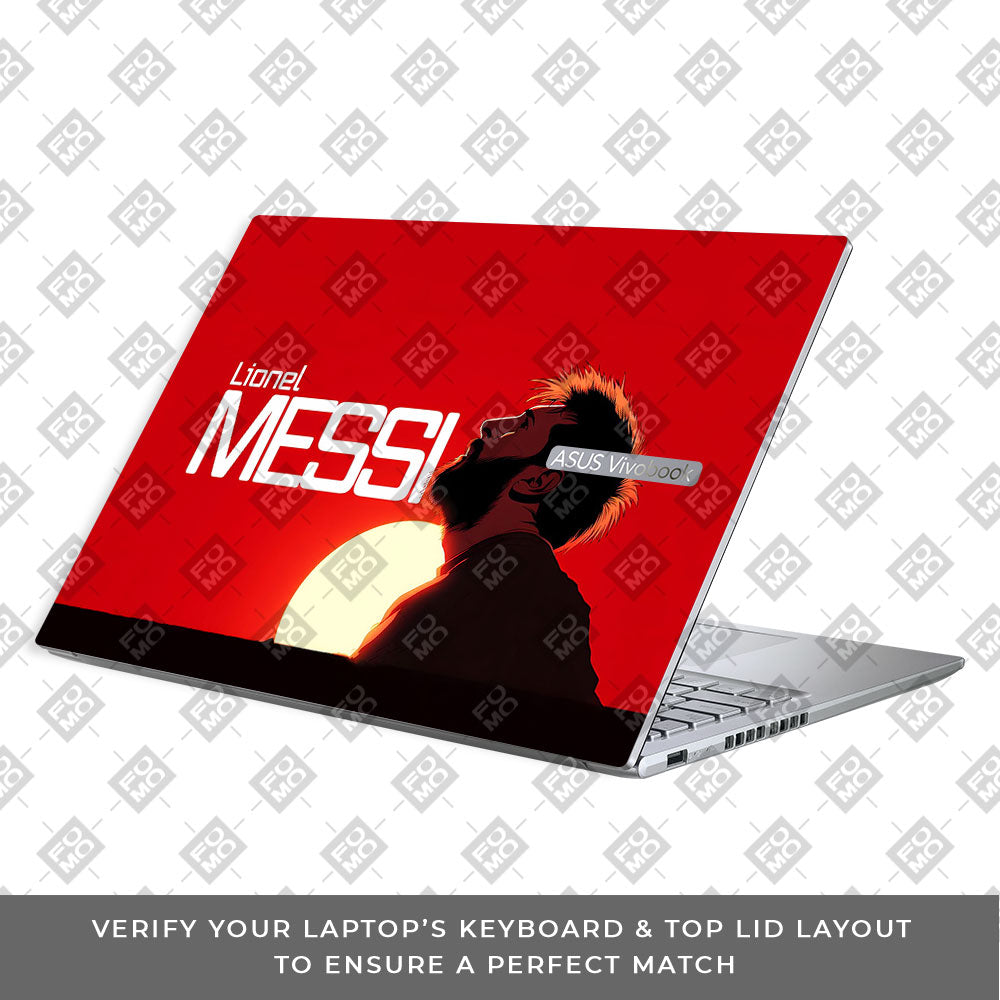 Messi Sunset Icon Asus Vivobook 16X M1603QA 3D Laptop Skin