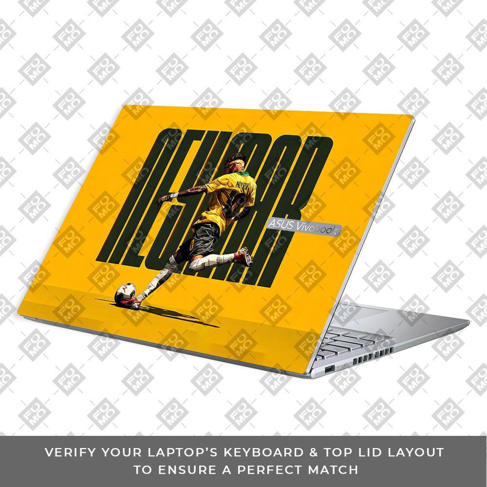 Neymar Brazil Drip Asus Vivobook 16X M1603QA 3D Laptop Skin