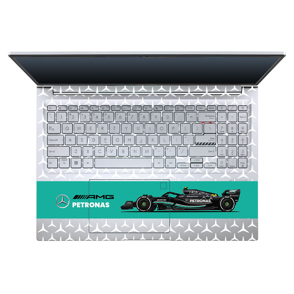 Transparent Mercedes AMG F1 Asus Vivobook 16X K3605 Laptop Skin
