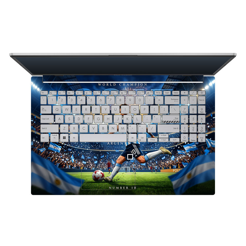 Messi World Champ Energy Asus Vivobook Go 15 E1504G 3D Laptop Skin