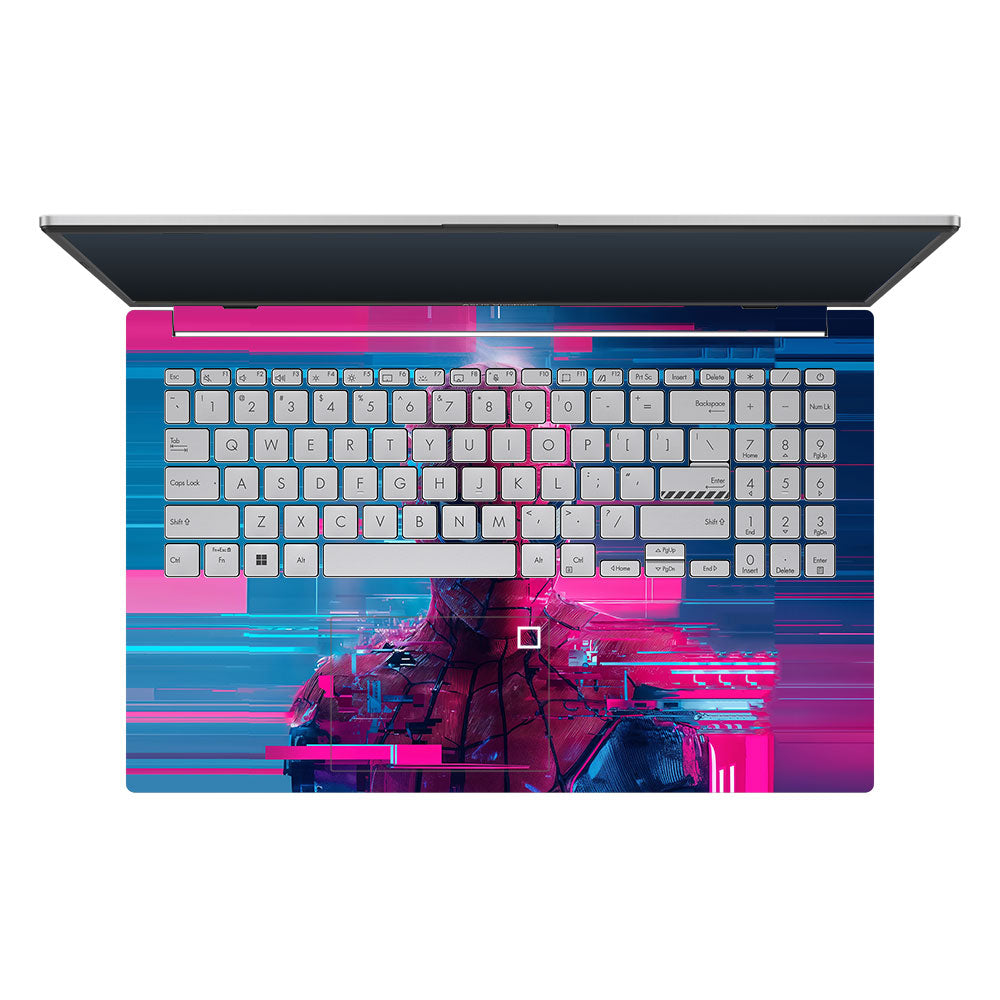 Glitch Spider Asus Vivobook Go 15 E1504G 3D Laptop Skin