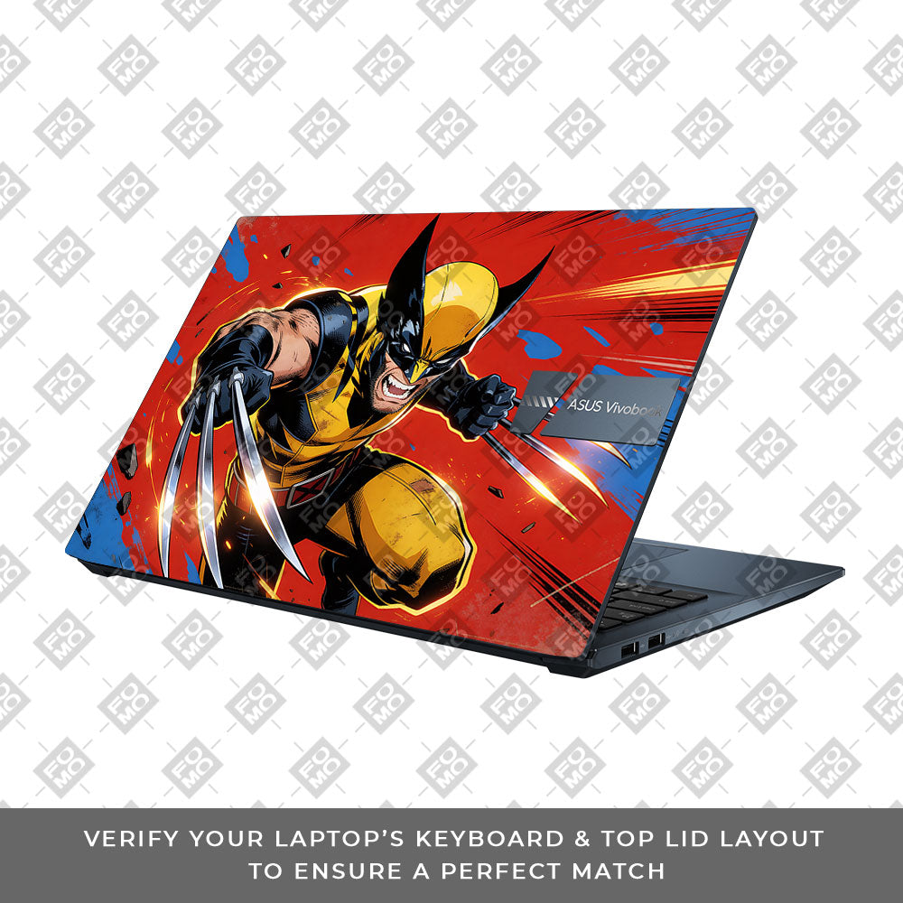 Adamantium Rage Asus Vivobook Pro 15 M6500QC & M6500QH 3D Laptop Skin