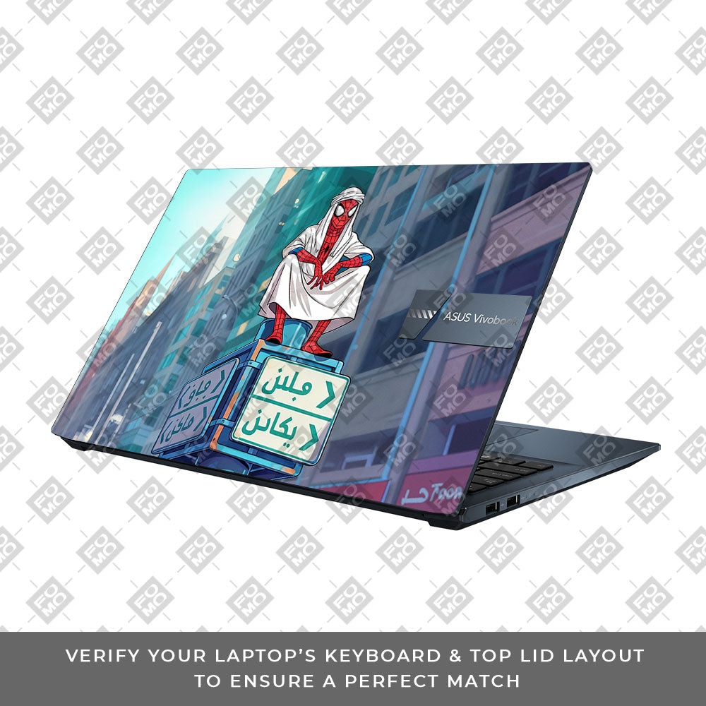 Arabian Spider Man Asus Vivobook Pro 15 M6500QC & M6500QH 3D Laptop Skin