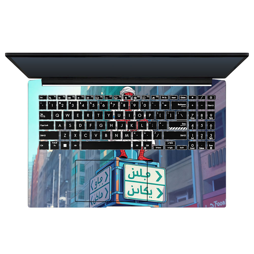 Arabian Spider Man Asus Vivobook Pro 15 M6500QC & M6500QH 3D Laptop Skin