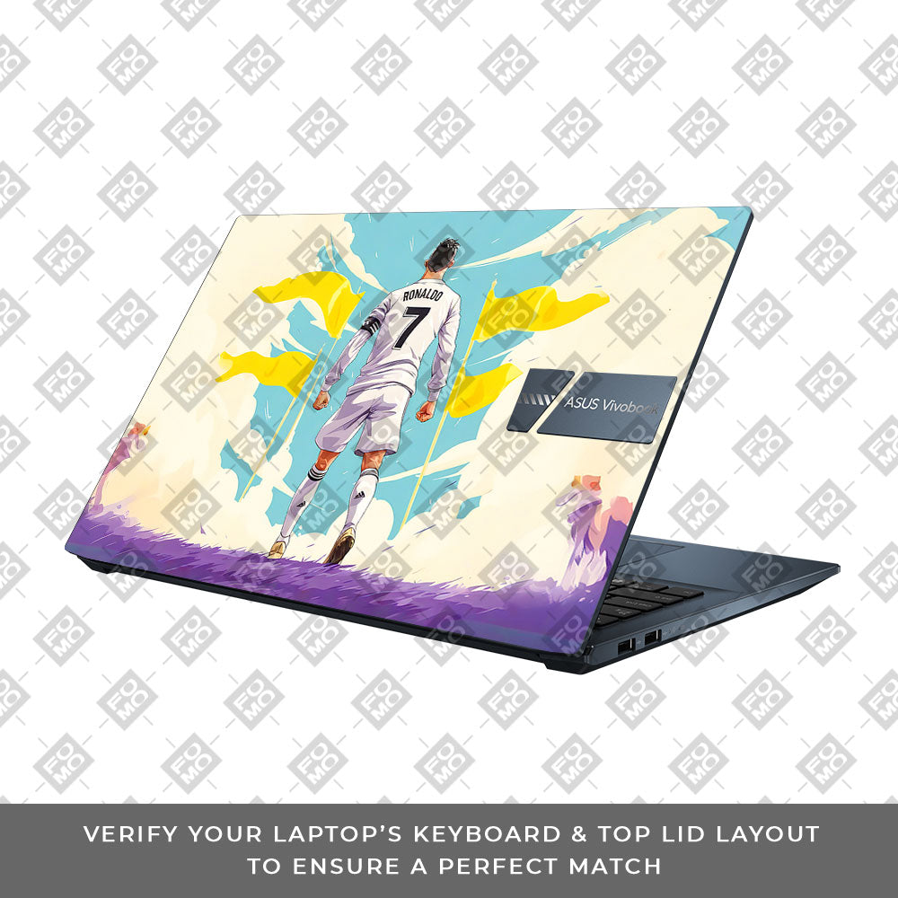 Ronaldo Final Boss Asus Vivobook Pro 15 M6500QC & M6500QH 3D Laptop Skin