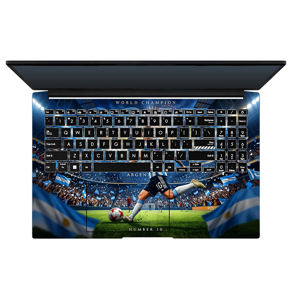 Messi World Champ Energy Asus Vivobook Pro 15 M6500QC & M6500QH 3D Laptop Skin