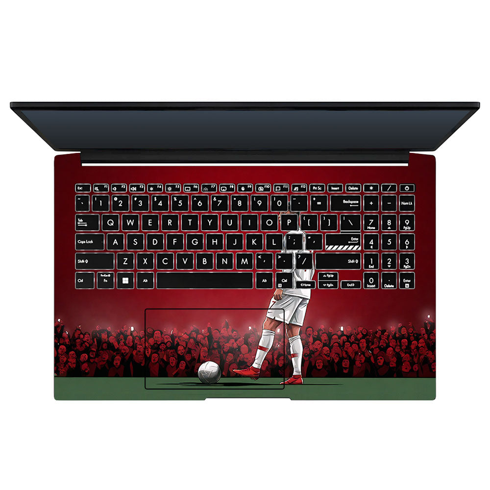 Ronaldo Cold Mode Asus Vivobook Pro 15 M6500QC & M6500QH 3D Laptop Skin