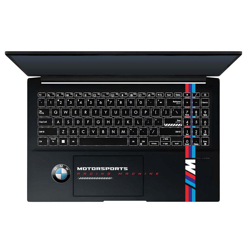 Transparent BMW Racing Graphic Asus Vivobook Pro 15 M6500QC & M6500QH Laptop Skin